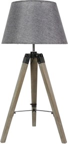 Candellux Lugano asztali lámpa 1x60 W szürke 41-31150