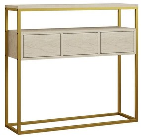 Guarda Travertine and Gold kisasztal