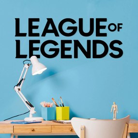 Fa falikép - League of Legends logó