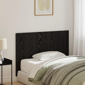 Ágy Fejtámla Fekete Tölgy 120x1,5x80 cm Műszakilag kidolgozott Fa
