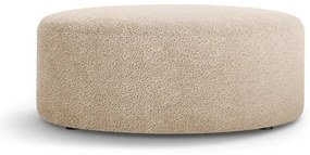 Világosbarna buklé puff Dia – Micadoni