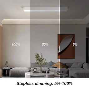 Immax NEO 07258L - LED Dimmelhető lámpa LUNGO 29W/230V Wi-Fi Tuya fehér + távirányító