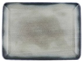 26 részes étkészlet kék/barna/porcelán