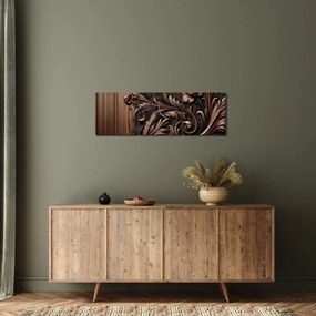 Kép - Faminta minta (órával) (90x30 cm)