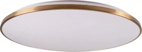 LED dimmelhető mennyezeti lámpa KERN LED/80W/230V, átm. 80 cm, arany + távirányító