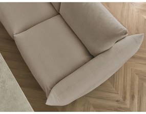 Bézs kinyitható kanapé 234 cm Ernest – Bobochic Paris