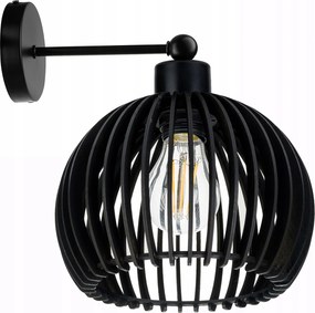 Fali lámpa fix egyenes Loft lámpabúra gömb 36 Fa 1x E27