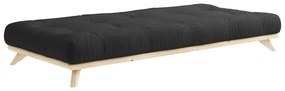 Borovi fenyő egyszemélyes ágy ágyráccsal 90x200 cm Senza – Karup Design