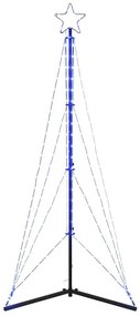 kék LED karácsonyfa 363 LED 182 cm