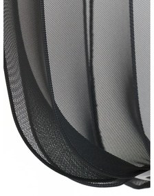 Fekete függőlámpa textil búrával ø 40 cm Plumeria – Light &amp; Living