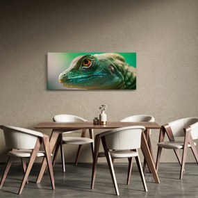 Részletes kép a gyíkról (120x50 cm)
