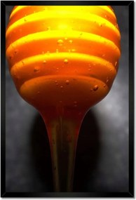 Poszterek keretben 40x60 Természetes méz a méhektől