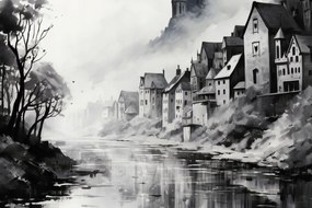 Poszter 60x40cm Ködös Reflex