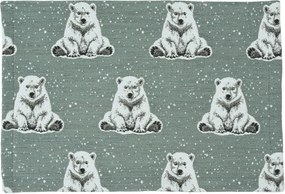 Boreas párnahuzat, négyzet 35x50 cm, kék róka - Sander