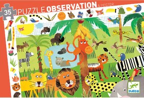 Megfigyeltető puzzle - Dzsungel, 35 db-os - Jungle