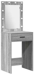 Sminkasztal Készlet 3 pcs Szürke sonoma 50 x 41 x 135 cm