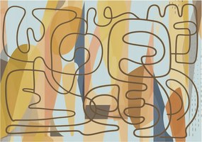 Fotótapéta Flizelin Fali szett Absztrakt formák 208x146 +Ragasztó