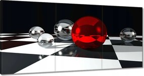 Vászonkép 60x30 Golyók a rácson