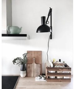 DFTP by Nordlux - Asztali lámpa ARKI 1xE27/60W/230V fekete