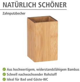 Natúr színű bambusz fürdőszobai kiegészítő szett Padua – Wenko