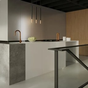 Csillár zsinóron MOSAIC 1xG9/12W/230V fekete/réz