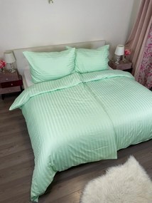 Damaszt zöld ágyneműhuzat TiaHome - 1x Párna 90x70cm, 1x Paplan 140x200cm