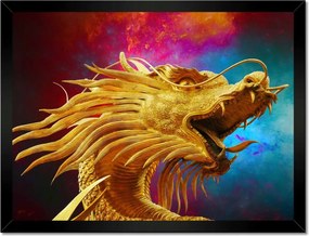 Poszterek keretben 40x30 Kínai arany sárkány Sárkányok