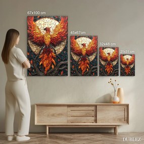 DUBLEZ | Mozaik kép fán - Főnix