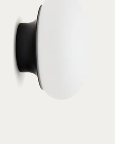 Fehér-fekete fali lámpa ø 15 cm Bamila – Kave Home