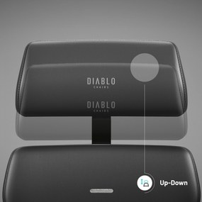 Diablo V-Modular irodai szék: Carbon Black