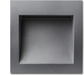 RENDL GORDIQ M süllyesztett lámpa antracitszürke 230V LED 3W IP65 3000K