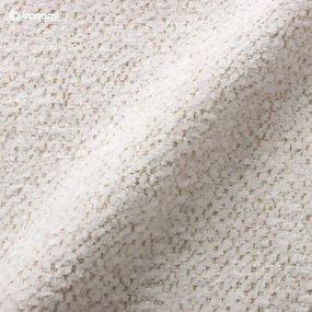 Fehér zsenília kinyitható-tárolóhelyes sarokkanapé (jobb oldali-L alakú) Everest – Bobochic Paris