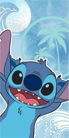 Disney Lilo és Stitch, A csillagkutya Wave fürdőlepedő, strand törölköző 70x140cm
