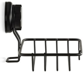 Bestlock Black Soap &amp; Sponge Holder fekete öntapadós fali szappantartó - Compactor