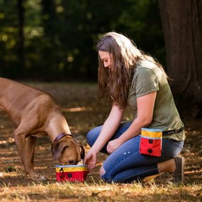 Összecsukható textil utazótálka ø 18 cm Sunrise - P.L.A.Y.