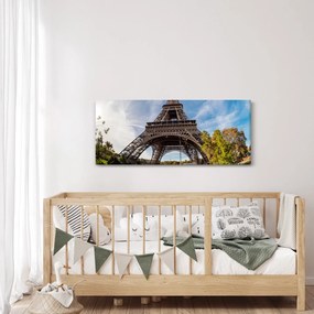 Kép - Eiffel-torony színes (120x50 cm)
