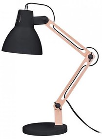 Solight WO57-B FALUN Asztali lámpa 1xE27/25W/230V fekete/tölgy