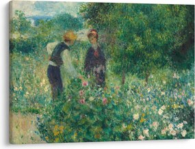 Kép - Auguste Renoir, Picking Flowers, reprodukciók (70x50 cm)