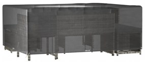 2 db téglalap alakú kerti bútorhuzat 16 fűzőlyukkal 300x250x90