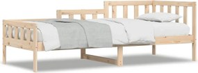 vidaXL tömör fenyőfa kanapéágy matrac nélkül 90 x 190 cm