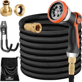 Deuba Kerti locsolótömlő 30 m - fekete