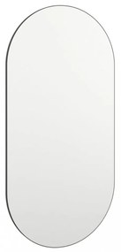 ovális üvegtükör LED-lámpákkal 40 x 20 cm