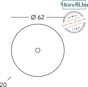 Fali Lámpa Arany MOON AUSTROLUX A1306-61XL-3-SunAu