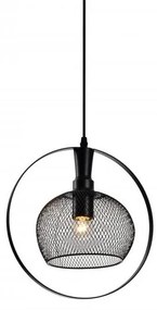 Lámpa Mennyezeti lámpatest XALIS 1, 7214,AC220-240V,50/60Hz,1*E27,IP20,átmérő 30CM,egyes, fekete