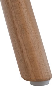 Szék, tömör fa, barna, SAMILO