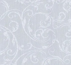 Ezüst díszes fali tapéta 42119-20
