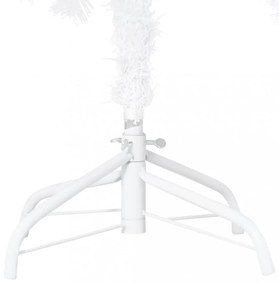 fehér PVC műkarácsonyfa vastag ágakkal 120 cm