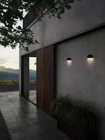 NORDLUX 2019001003 ARCUS SMART Modern Kültéri Fali Lámpa Fekete LED IP54