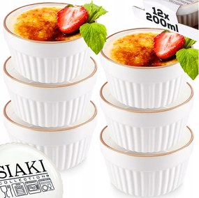 6x Sütőedény Hőálló tál kerámia 170 ml