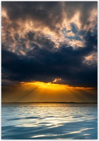 Poszterek 70x100 Tenger Napfelhők